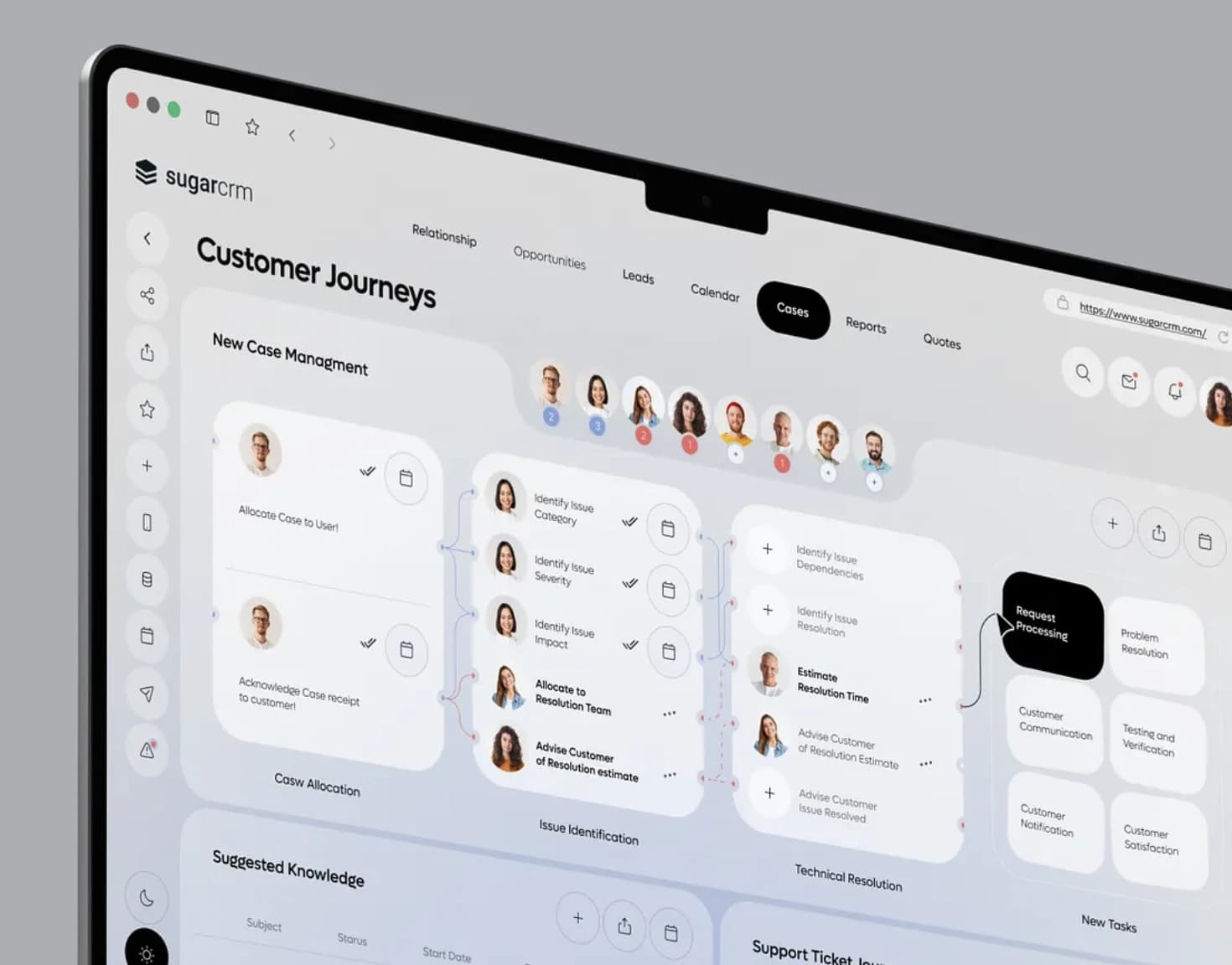 Analytics dashboard summarizing alerts and KPIs
